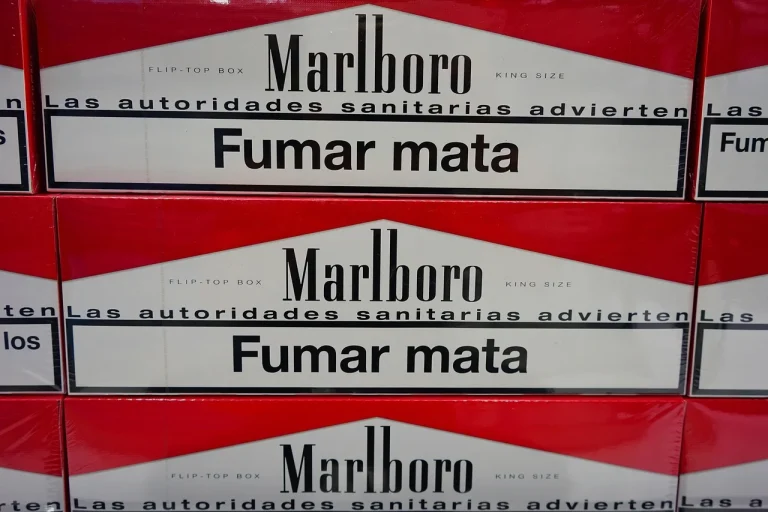 Supermarket Shelf Cigarette Pack
