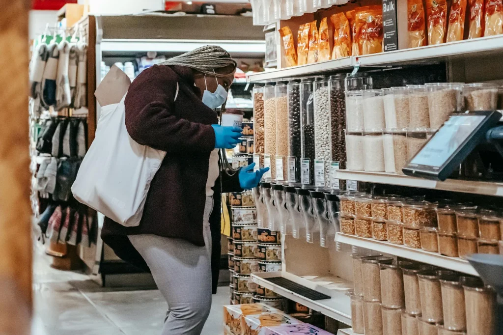 Supermarket Shelf Metal Rack