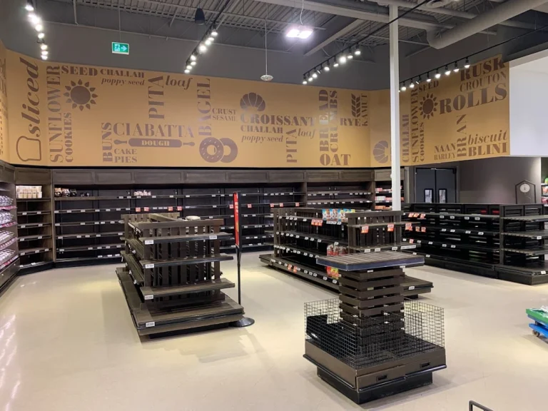 Supermarket Shelf Retail Display