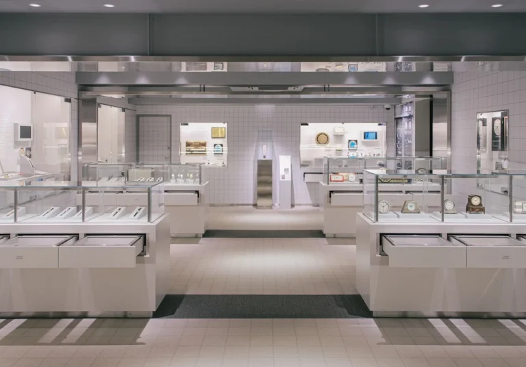 Supermarket Shelf Retail Store Interior