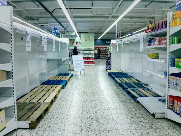 Supermarket Shelves Retail Store