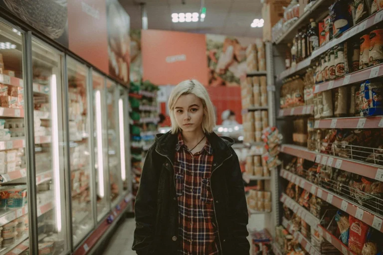 Supermarket Shelves Shopping Aisle