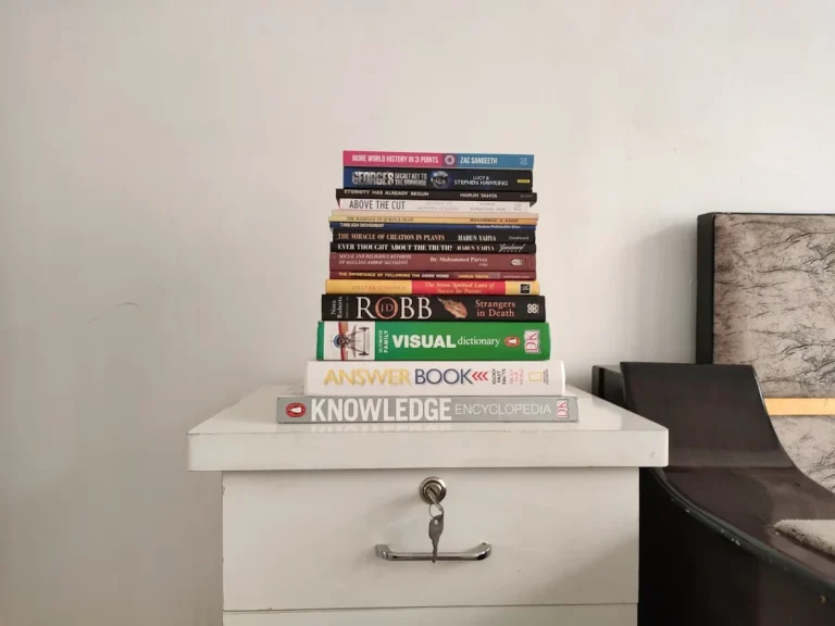 Wall Bookshelf Double Sided Shelf Rotating Book Rack