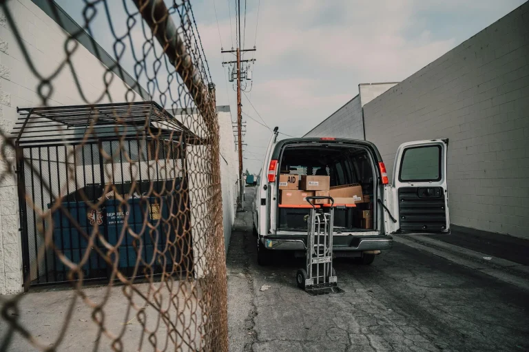 Warehouse Delivery Truck Logistics