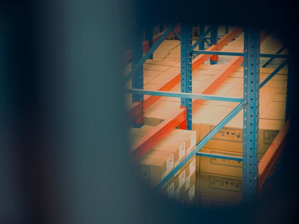 Warehouse Logistics Industrial Shelves