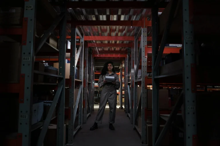 Warehouse Racks Auction Hammer