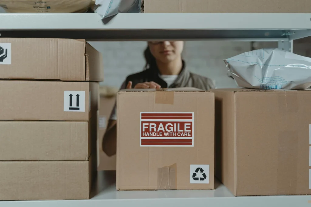 Warehouse Shelf Storage Box