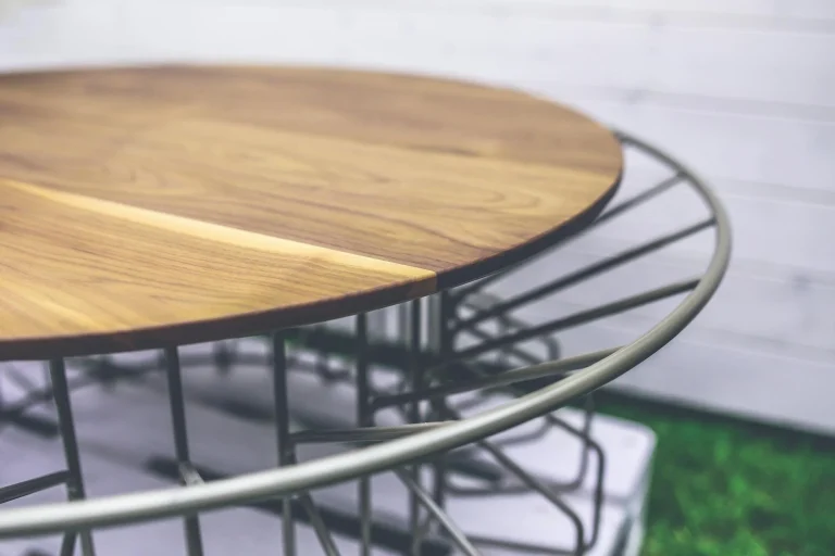 Wood Table Metal Furniture