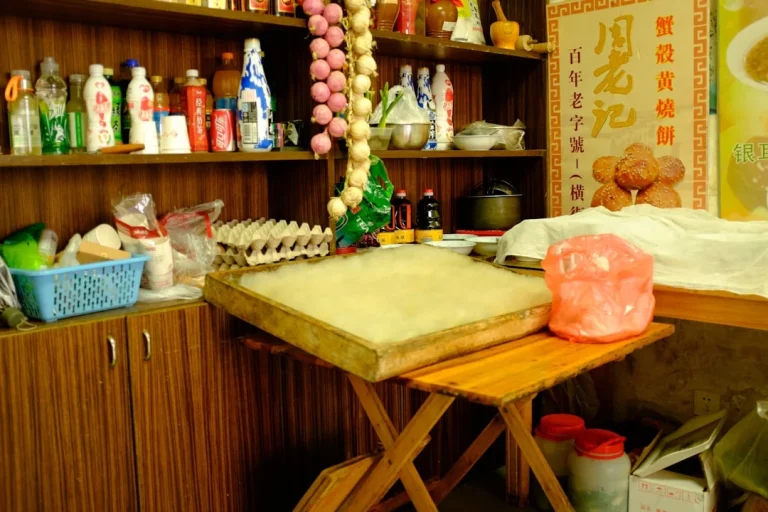 Wooden Counter Store Interior