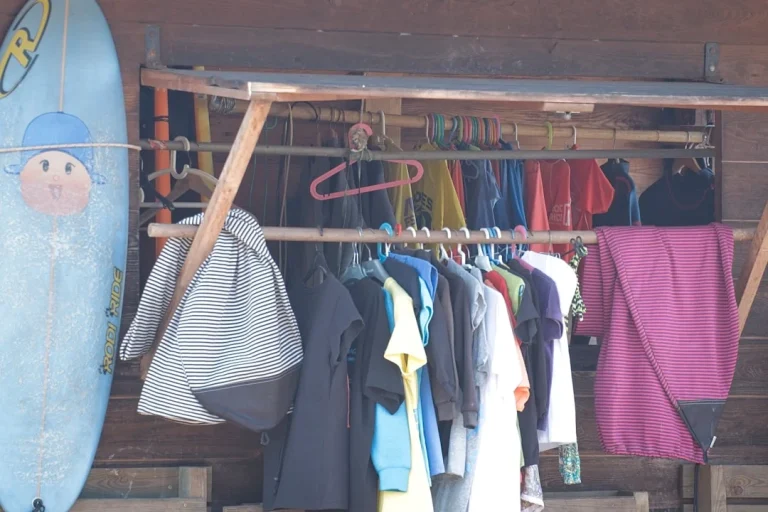 Wooden Rack Clothing Store