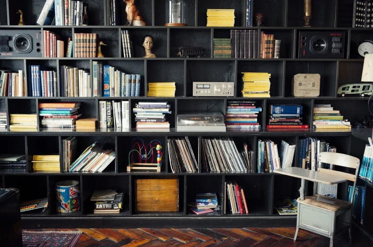 Wooden Shelf Boutique Interior