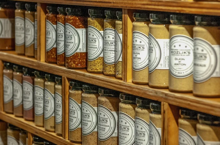 Wooden Shelf Grocery Store